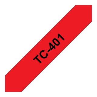 PTOUCH 12MM RED BLACK