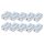 DIGITUS Verbindungsmodul CAT 6 für Twisted Pair Kabel 10 Stk