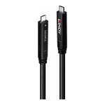 LINDY 15m USB 3.2 Gen 2 & DP 1.4 Typ C Hybridkabel