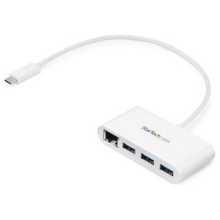 StarTech 3PT USB 3.0 HUB + GBE - USB-C
