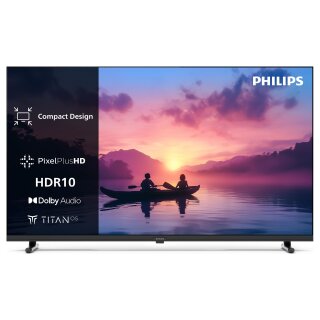 60,0cm/24" (1366x768) Philips 24PHS6000/12 16:9 LED 50Hz HDMI USB WLAN Triple Tuner HDR10 Speaker Black