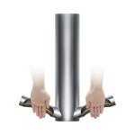 HU03 Airblade 9kJ Händetrockner edelstahl 900W