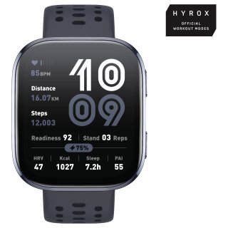 Amazfit BIP 6 Aktivitäts-Tracker black HYROX-Modus