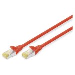 DIGITUS CAT 6A S/FTP Patchkabel, 2m, rot