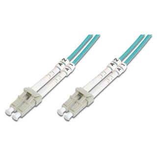 DIGITUS LWL Patchkabel LC -> LC 15.00m Multimode Duplex OM3