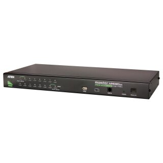 DATA KVM 1U Rackmount Switch 16-Port USB - PS/2 VGA KVM Switch with USB Peripheral port ATEN