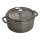 Staub La Cocotte 24cm rund Graphit-grau.Gusseisen