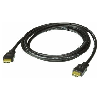 ATEN 2L-7D02H-1 High Speed True 4K HDMI Kabel mit Ethernet schwarz 2m