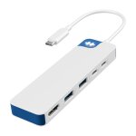 D TARGUS HyperDrive Flex 5 Port USB-C Hub Blue