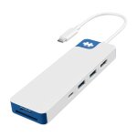 D TARGUS HyperDrive Flex 8 Port USB-C Hub Blue