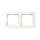 GIRA 0212150 Abdeckrahmen 2f Gira E1 Reinwei