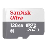 CARD 128GB Sandisk Ultra Lite White/Gray microsdxc...