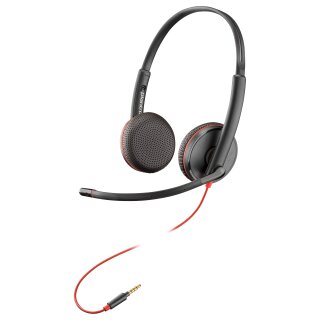 HP Poly Ersatz Headset Blackwire C3225 binaural 3.5 mm