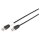 DIGITUS Patchkabel Cat6 S/FTP 2xRJ45 10.0m schwarz Outdoor