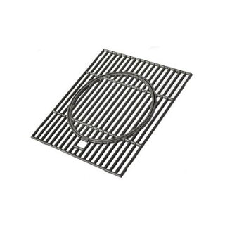 CAMPINGAZ gusseisern. Grillrost m. abnehmb. Ring, matt,