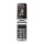 Beafon SL645 - 2G, Silver Line, Grotastenklapphandy, schwarz-silber