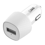 2GO USB KFZ-Ladegerät 1000mA USB-A - weiss