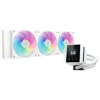 K Cooler Wasserkühlung DeepCool MYSTIQUE 360 White ARGB
