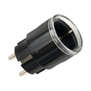 Shelly Plug & Play "Plug S Gen3 Matter" Wi-Fi Smart-Steckdose 12A Messfunktion WLAN Bluetooth schwarz