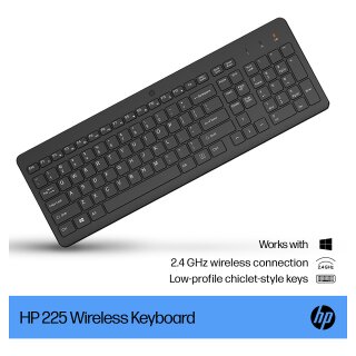 HP 225 WIRELESS KEYBOARD