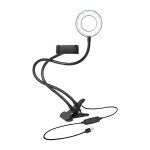 Logilink Smartphone-Ringlicht-Klemmhalterung. DM 8.5cm