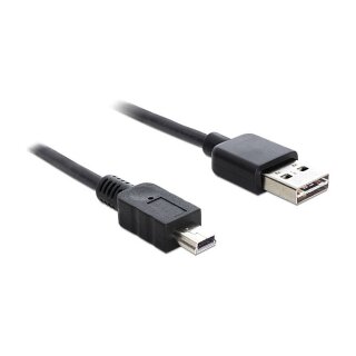 DELOCK Kabel EASY USB 2.0-A > Mini USB 5Pin Stecker/Stecker 1 m