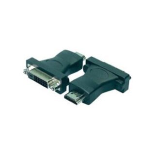Logilink HDMI Adapter. HDMI male - DVI-D female. (Gold)