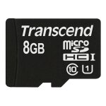 CARD microSD Card 8GB Transcend SDHC UHS1 (ohne Adapter)