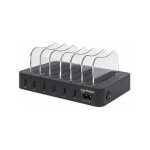 MANHATTAN 6-Port USB-Ladestation USB-A-Ports 2,4 A/5 V 55W