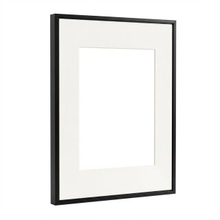 AURA Photoframe Aspen Ink with Paper Mat