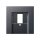 GIRA 027628 Abdeckung TAE+Stereo+USB System 55 anthrazit