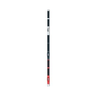 BACHMANN IT PDU ALU 1HE 36x C13 6x Leitungsschutzschalter CEE 3x32A rot