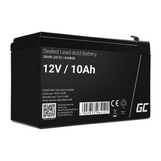 Green Cell Ersatzbatterie AGM50 12V/10Ah AGM