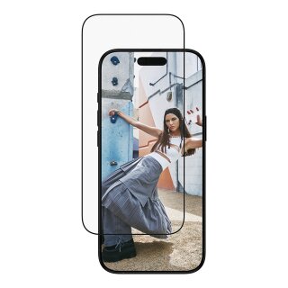 Panzerglass SAFE. by PanzerGlass Screen Protector w. Black Frame iPhone Air | Ultra-Wide Fit w. EasyAligner