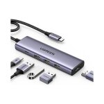 UGREEN Revodok 5-in-1 4K HDMI USB-C Hub mit 3x USB-A 3.0