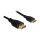 Kabel High Speed HDMI mit Ethernet - HDMI-A Stecker > HDMI Mini-C Stecker 4K 1 m Slim