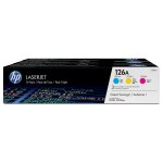 HP 126A original Toner cartridge CF341AD cyan magenta...