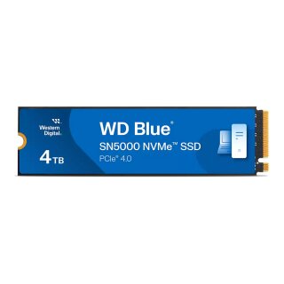 M.2 WD Blue SN5000 NVMe 4TB 2280 PCIe Gen4