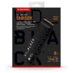 8TB WD Black SSD SN850X Heatsink POWERED BY SANDISK
