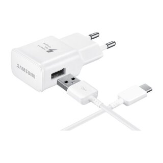 Samsung Schnellladegerät 15W Netzteil inkl.Datenkabel Typ-C 1,5m White (Bulk)