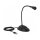 Broadcast Delock USB Schwanenhals Mikrofon mit Standfuß und Mute + On / Off Taste