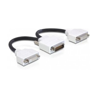 DVI DMS-59 ST > 2x DVI Buchse