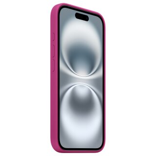 APPLE iPhone 16 Silicone Case with MagSafe - Fuchsia
