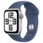 APPLE Watch SE GPS + Cellular 40mm Silver Aluminium Case...