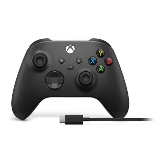 MICROSOFT XBOX Wireless Controller + USB-C Kabel Black