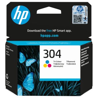 Tintenpatrone - N9K05AE - No.304 - colour - 2ml