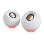 Creative Lautsprecher Pebble SE RGB Stereo. weiß