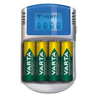 Akku Ladegerät (inkl. Akkus) LCD Charger *Varta*