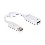 DELOCK Adapter Displayport-St > HDMI-Bu weiss