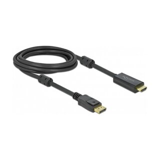 DELOCK Aktives DisplayPort 1.2 zu HDMI Kabel 4K 60Hz 3m